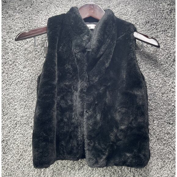 Women’s Epic Threads Outerwear Collection Black Faux Fur Vest Size Medium - Picture 1 of 12